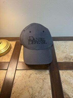 Men's Gray Embroidered Logo Baseball Cap